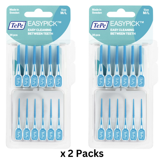TePe EasyPick M/L 36's - Tooth Picks X 2 Packs