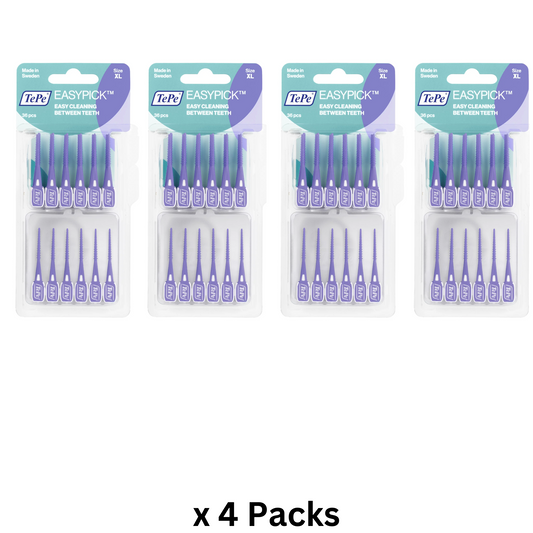 TePe EasyPick XL Purple 36's - Tooth Picks X 4 Packs