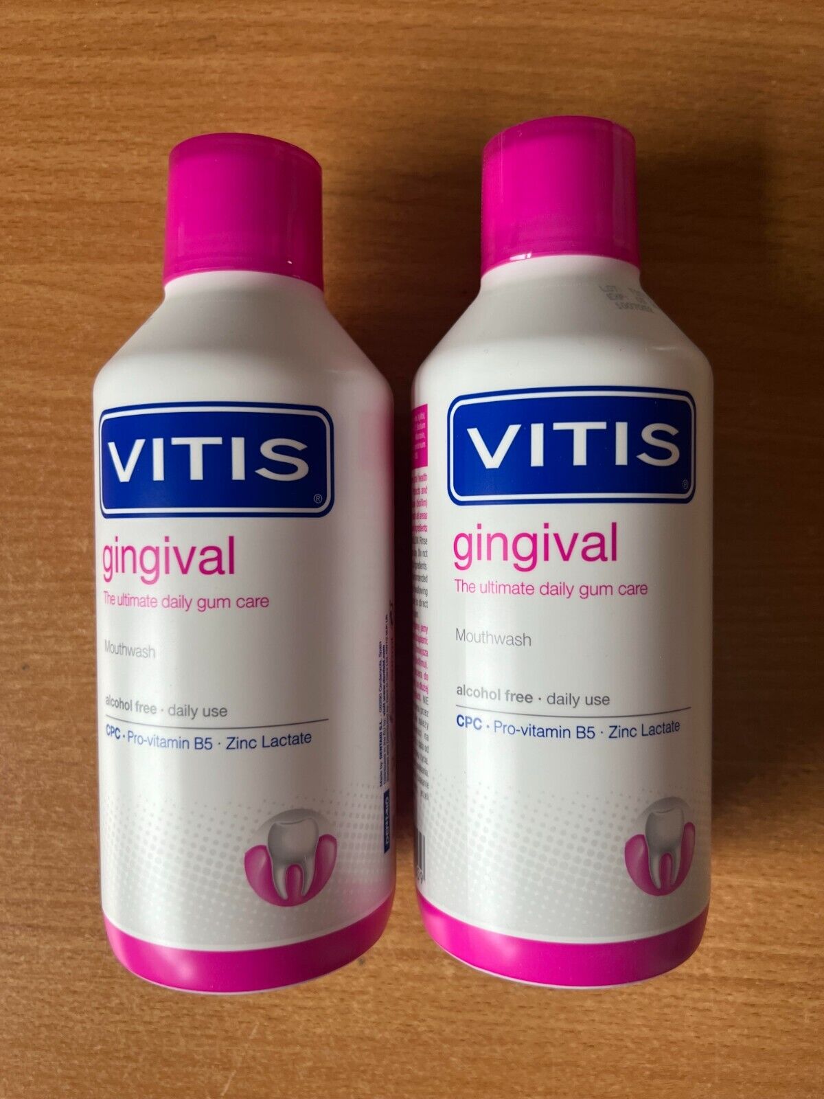 2 x Vitis Gingival Mouthwash 500ml