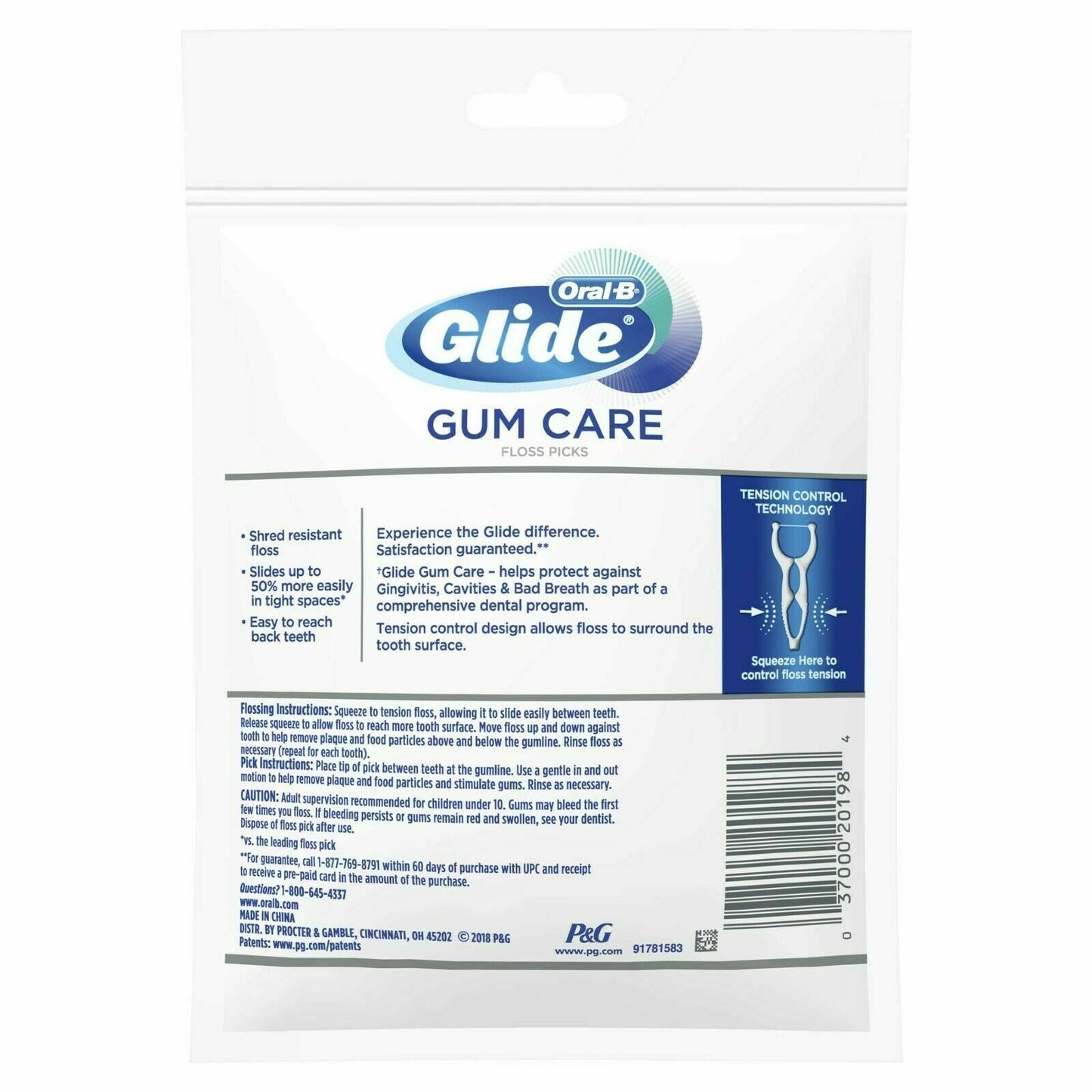 Oral-B Glide Floss Picks Pack of 30 x 2 Packs