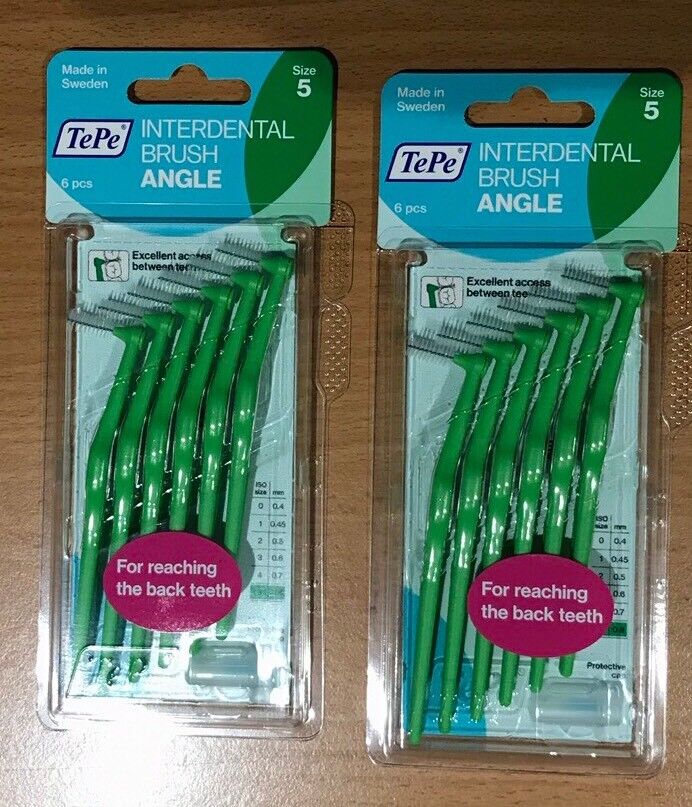 TePe Interdental Angle Brush Green Size 5 x 2 Pack
