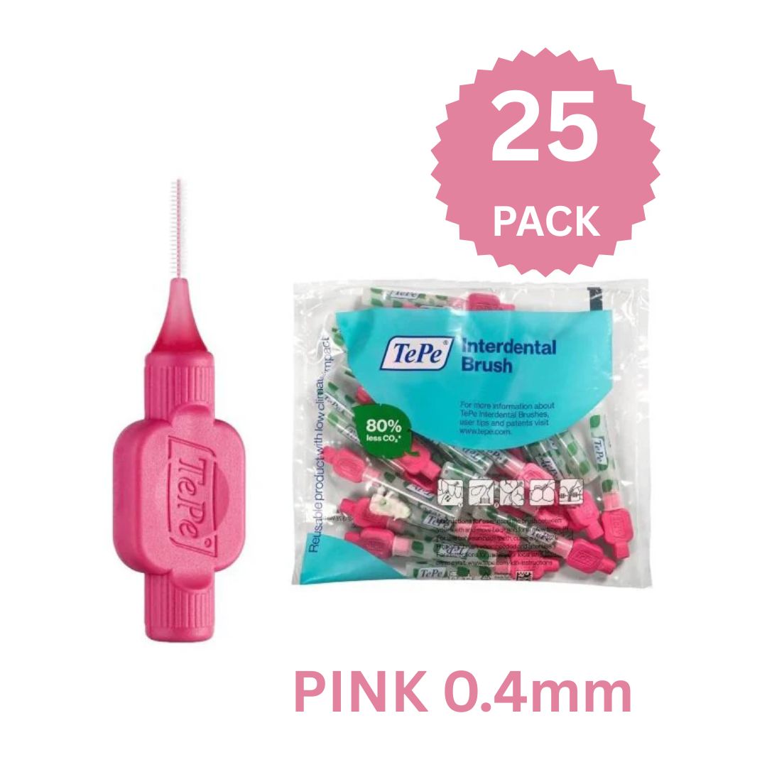 Tepe Interdental Brushes PINK Size 0  x 1 Pack of 25