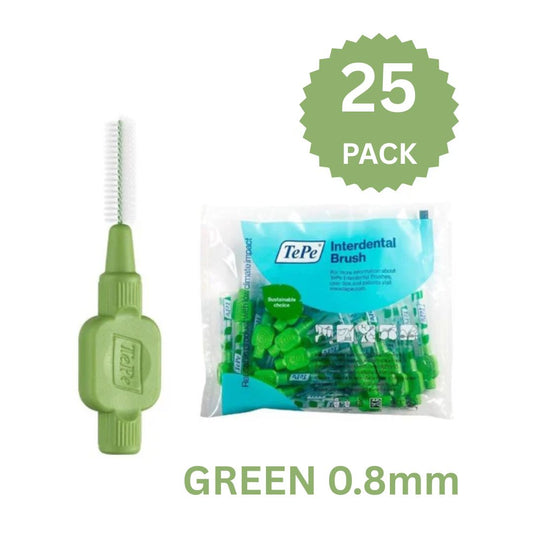 Tepe Interdental Brushes GREEN Size 5  x 1 Pack of 25