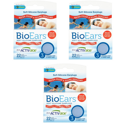 BioEars Soft Silicone Earplugs x 3 Packs – dentalpick