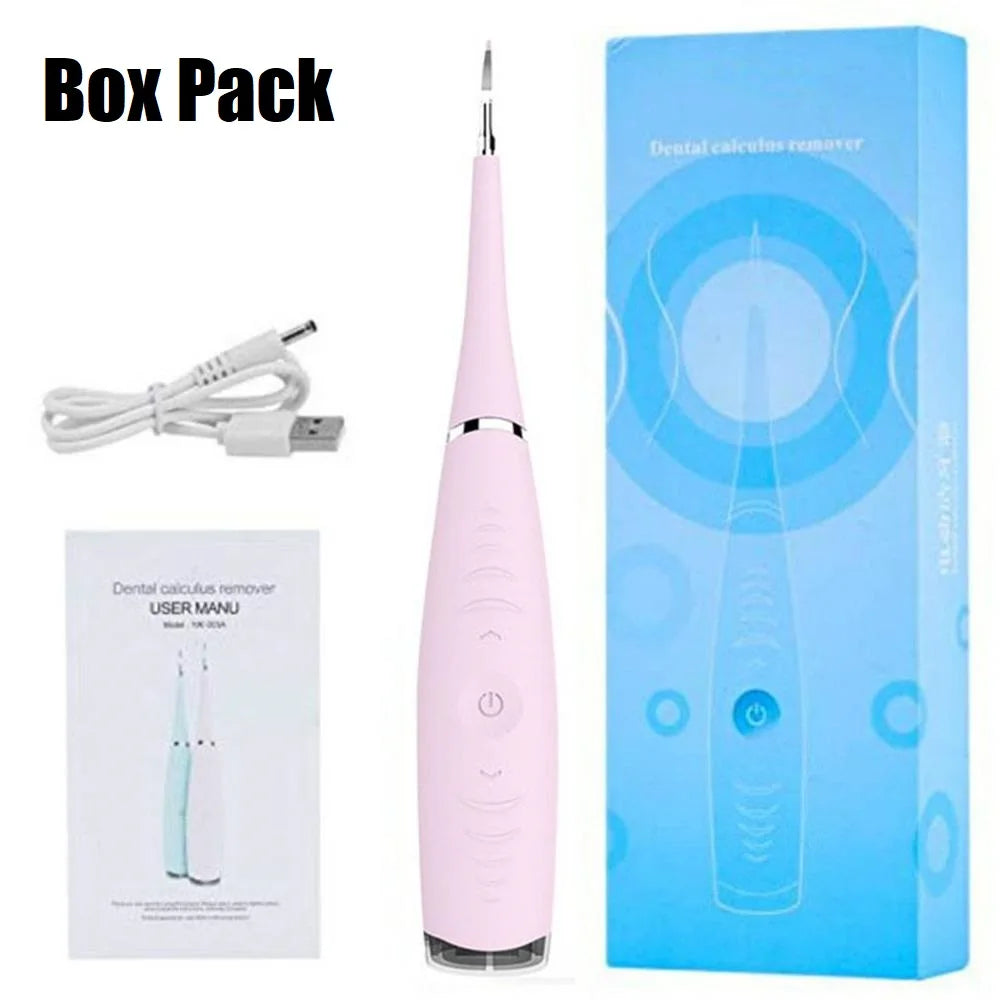Portable Electric Sonic Dental Teeth Scaler Dental Calculus Stains Tartar Remover For Adult Teeth Cleaning and Whitening Tool