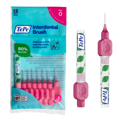 Tepe Interdental Brushes PINK Size 0  x 1 Pack