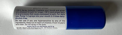 2 x CB12 Oral Spray Instant Freshness NEW Fresh breath spray 15ml