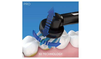 Oral-B Pro1 650 Rechargeable Electric Toothbrush Cross action