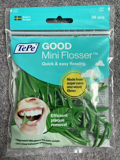 TePe Good Mini Flosser - 2 Packs Of 36