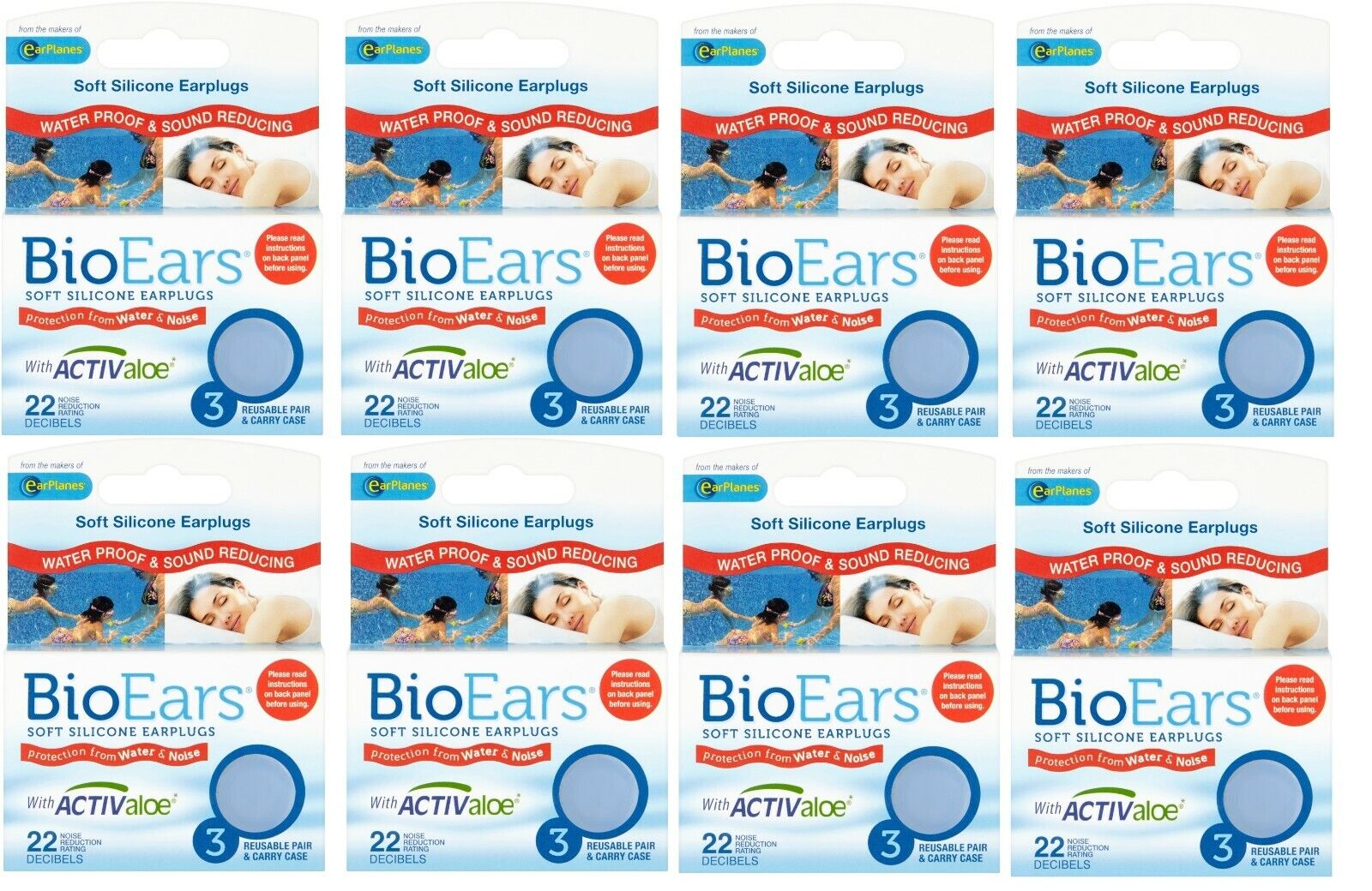 BioEars Soft Silicone Earplugs x 8 Packs – dentalpick