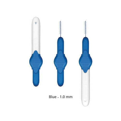 Stoddard Icon Optim Interdentals 8's - 2 Packs of 8 Interdental Brushes Size 3 Blue