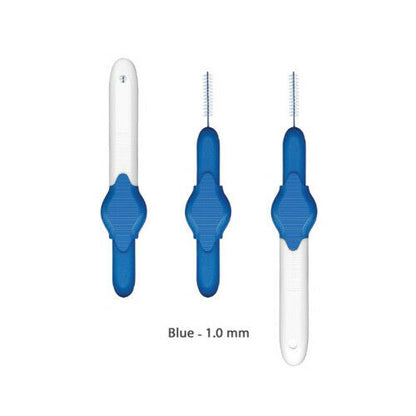 Stoddard Icon Optim Interdentals 8's - 2 Packs of 8 Interdental Brushes Size 3 Blue