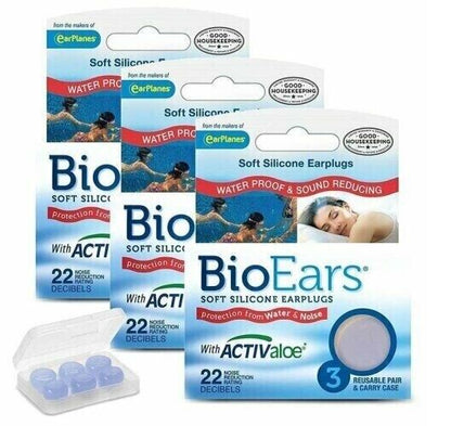 Motorcycle Ear Plugs, 3 Packs x 3 Pairs