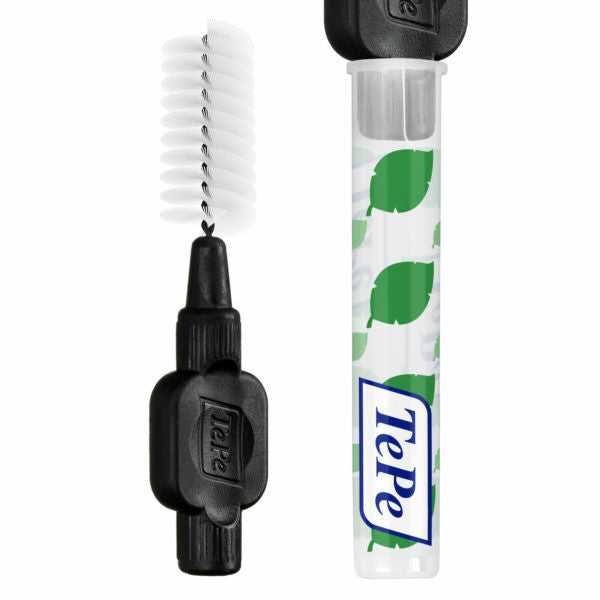 Tooth Picks Tepe Interdental Brushes BLACK Size 8  x 10 Packs