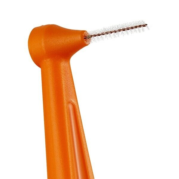 Interdental Tepe Angle Brushes Size 1 Orange x 4 Packs