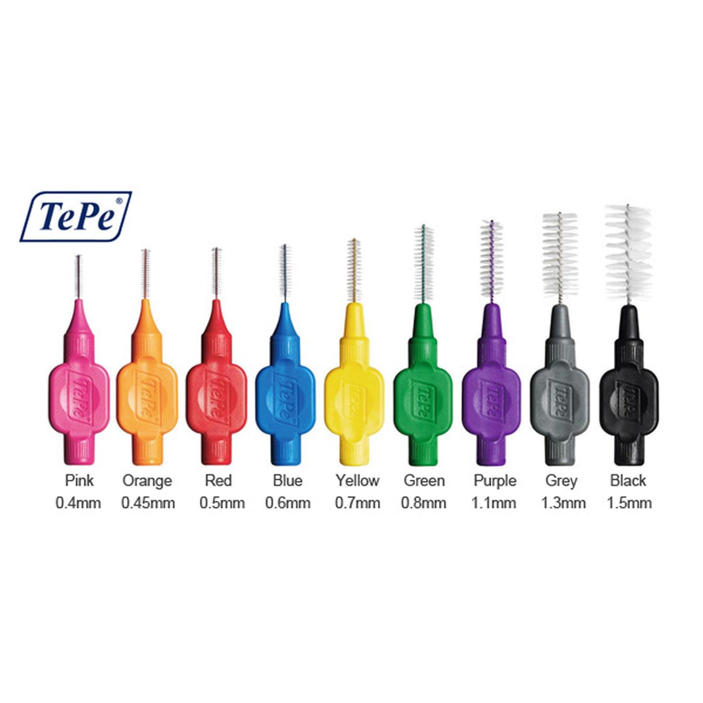 Tooth Picks Tepe Interdental Brushes RED Size 2  x 3 Packs