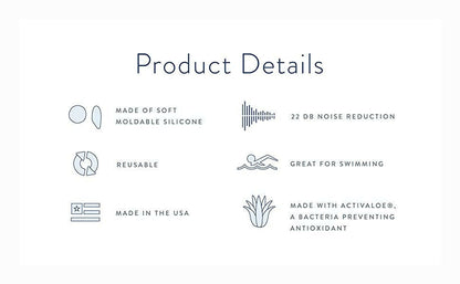 BioEars Soft Silicone Earplugs x 10 Packs