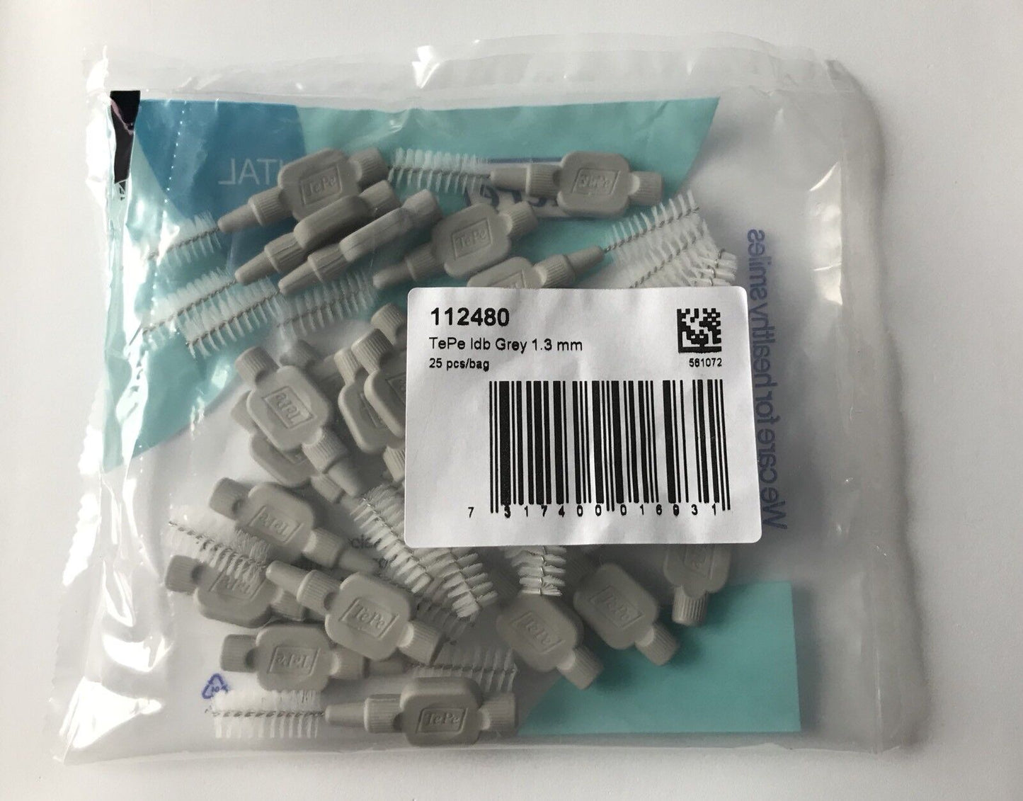 Tepe Interdental Brushes GREY Size 7  x 1 Pack of 25