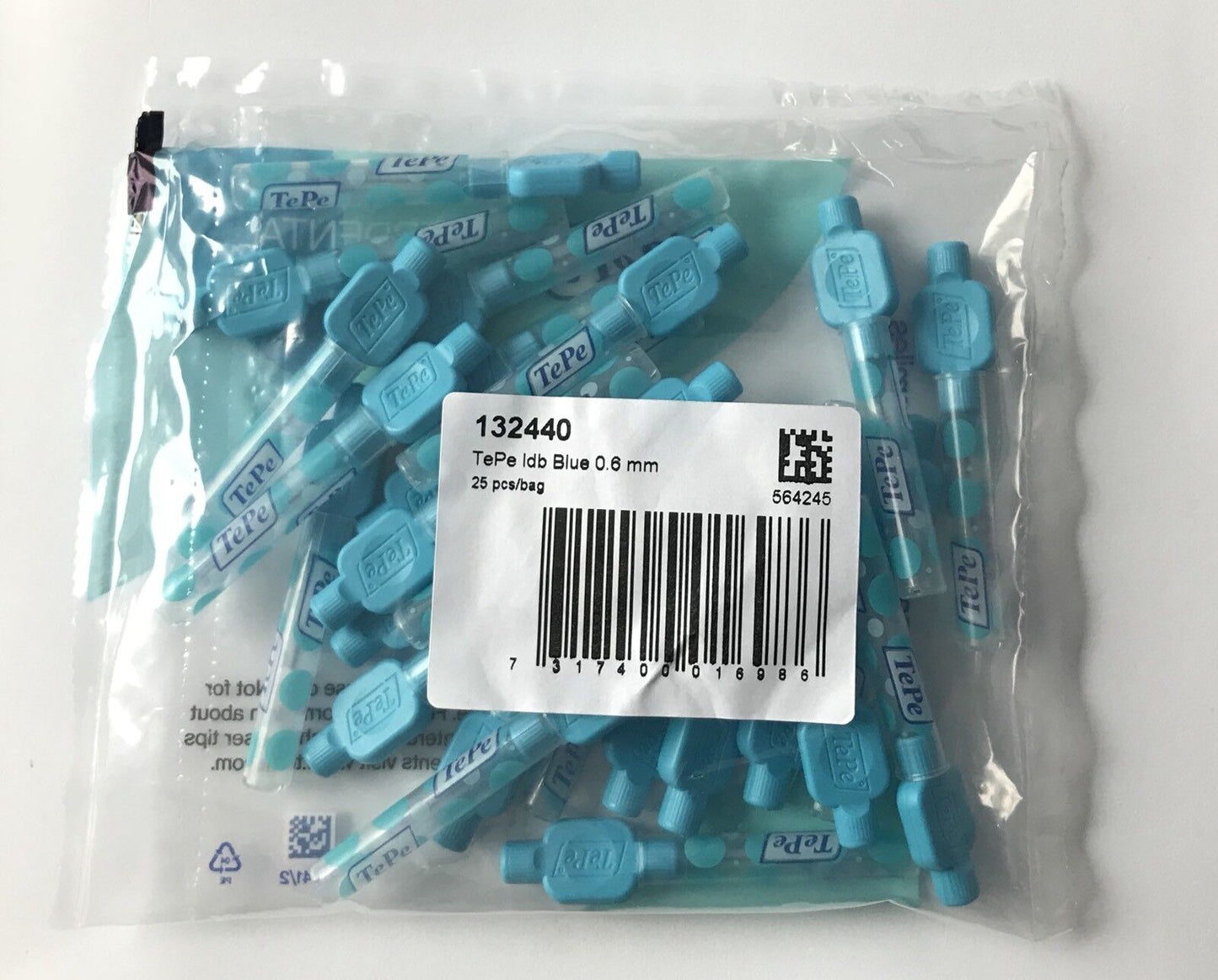 Tepe Interdental Brushes BLUE Size 3 x 2 Packs of 25