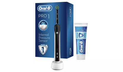 Oral-B Pro1 650 Rechargeable Electric Toothbrush Cross action